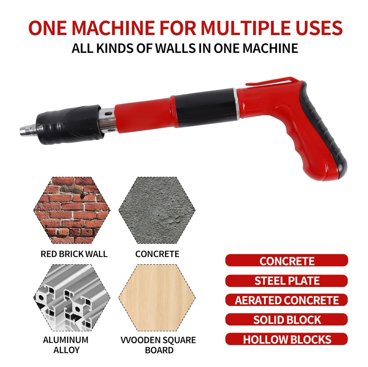 Miniatura 5 de Remachadora Pistolsa De Fijacion Accesor